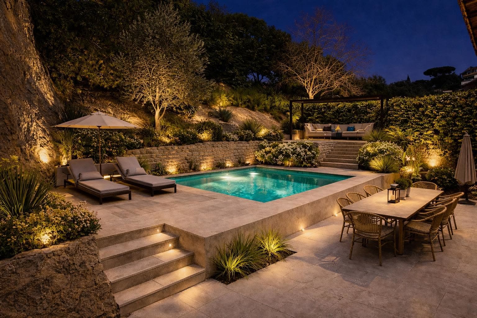 Jardín privado